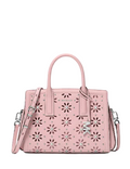 Michael Michael Kors Laila Small Embellished Laser Cut Leather Satchel