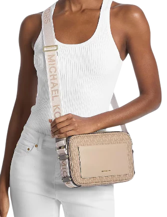 Michael Michael Kors Maeve Large Signature Logo Crossbody Bag