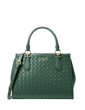 Michael Michael Kors Marilyn Medium Woven Satchel