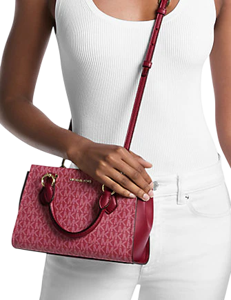 Michael Michael Kors Marilyn Small Signature Logo Messenger Bag