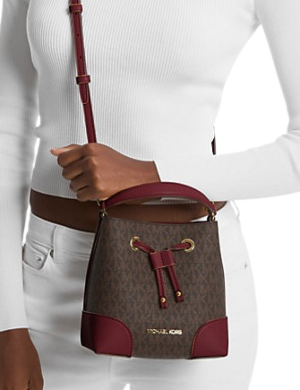 Michael Michael Kors Mercer Small Logo Bucket Bag