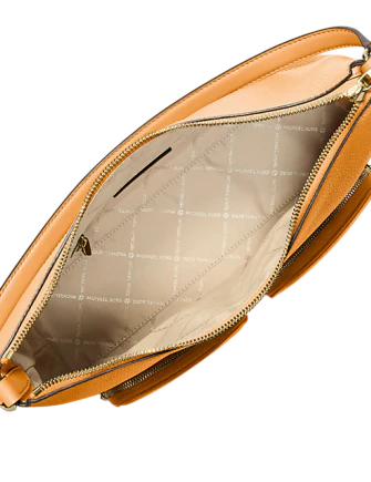 Michael Michael Kors Merritt Large Pebbled Leather Cargo Shoulder Bag