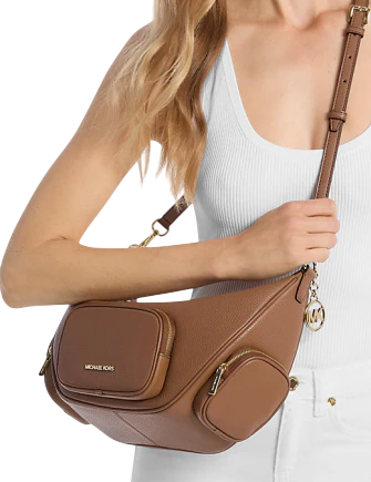 Michael Michael Kors Merritt Medium Pebbled Leather Convertible Shoulder Bag