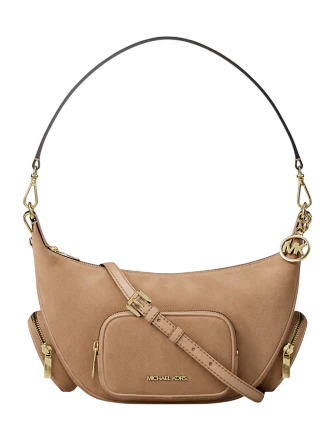 Michael Michael Kors Merritt Medium Suede Convertible Shoulder Bag