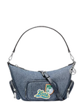 Michael Michael Kors Merritt Small Embellished Denim Convertible Crossbody Bag
