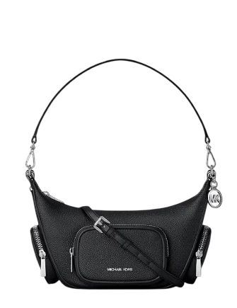Michael Michael Kors Merritt Small Pebbled Leather Convertible Crossbody Bag