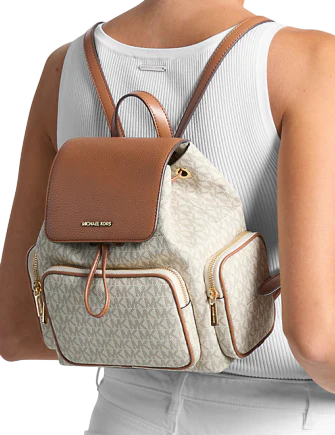 Michael Michael Kors Merritt Small Signature Logo Cargo Backpack