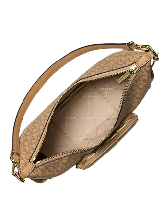 Michael Michael Kors Merritt Small Signature Logo Convertible Shoulder Bag