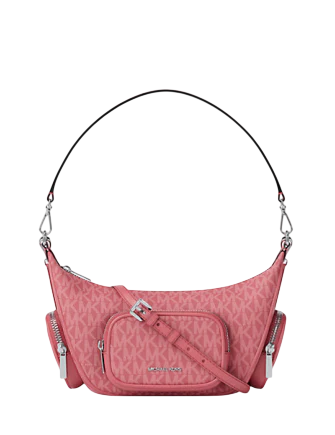Michael Michael Kors Merritt Small Signature Logo Convertible Shoulder Bag