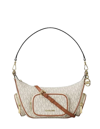 Michael Michael Kors Merritt Small Signature Logo Convertible Shoulder Bag