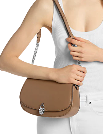 Michael Michael Kors Mila Medium Leather Messenger Bag