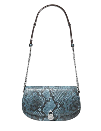 Michael Michael Kors Mila Medium Snake Embossed Messenger Bag