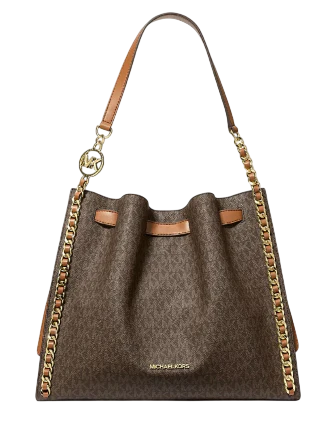 Michael Michael Kors Mina Large Signature Logo Chain Shoulder Bag
