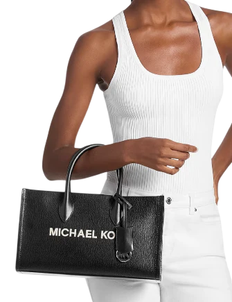 Michael Michael Kors Mirella Medium Pebbled Leather Satchel