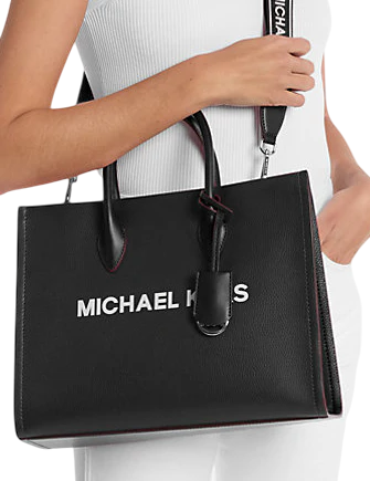 Michael Michael Kors Mirella Medium Pebbled Leather Tote Bag