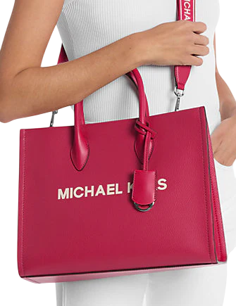 Michael Michael Kors Mirella Medium Pebbled Leather Tote Bag