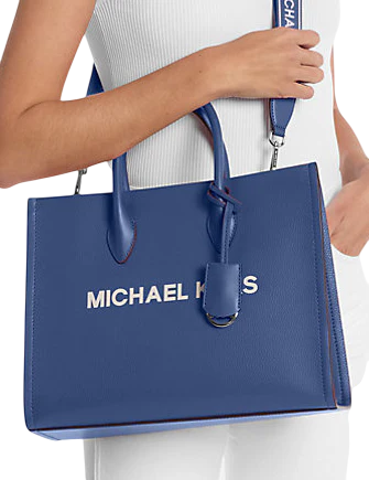 Michael Michael Kors Mirella Medium Pebbled Leather Tote Bag