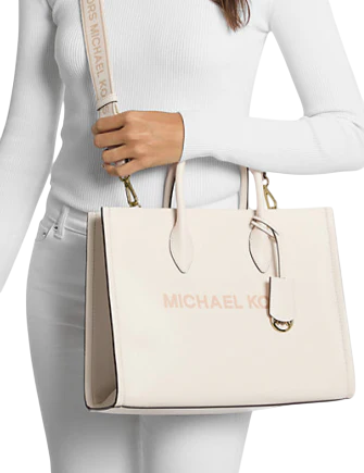 Michael Michael Kors Mirella Medium Pebbled Leather Tote Bag