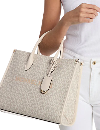 Michael Michael Kors Mirella Medium Signature Logo Tote Bag