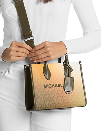 Michael Michael Kors Mirella Small Ombre Signature Logo Crossbody Bag