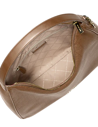 Michael Michael Kors Nayla Medium Pebbled Leather Hobo Shoulder Bag