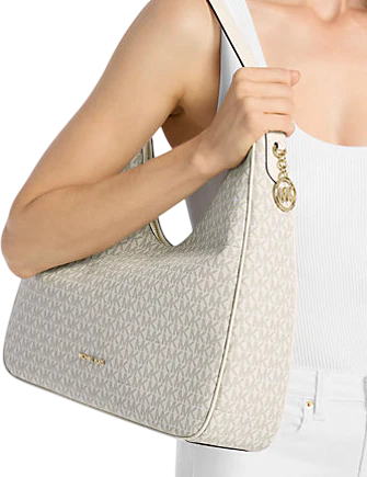 Michael Michael Kors Nayla Medium Signature Logo Shoulder Bag