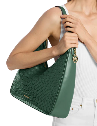Michael Michael Kors Nayla Medium Woven Shoulder Bag