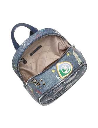 Michael Michael Kors Rhea Medium Embellished Denim Backpack