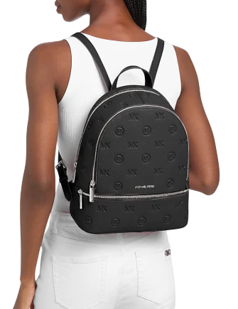 Michael Michael Kors Rhea Medium Logo Debossed Backpack