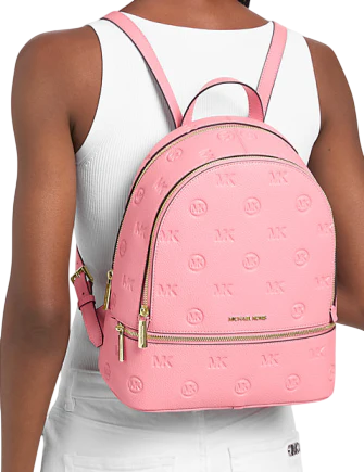 Michael Michael Kors Rhea Medium Logo Debossed Backpack