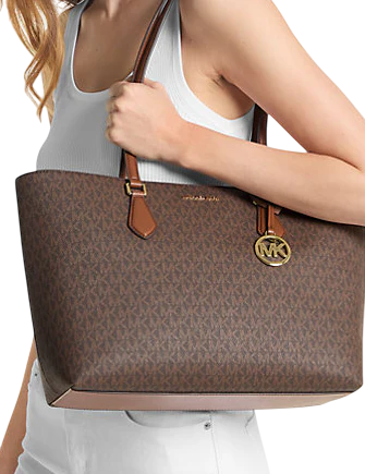 Michael Michael Kors Sheila Large Signature Logo Tote Bag