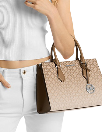 Michael Michael Kors Sheila Medium Ombre Signature Logo Satchel
