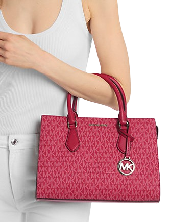 Michael Michael Kors Sheila Medium Signature Logo Satchel