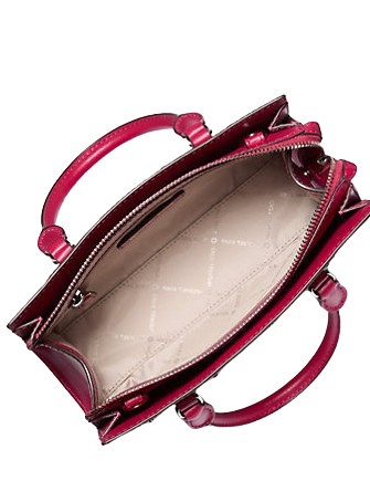 Michael Michael Kors Sheila Small Studded Patchwork and Signature Logo Satchel