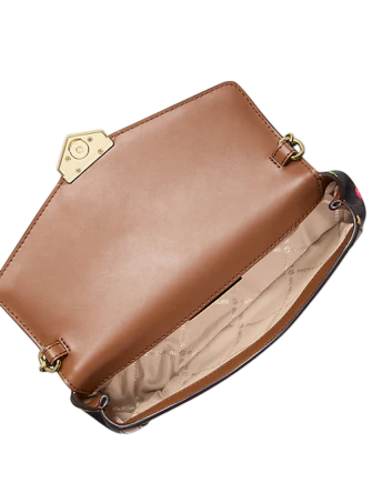 Michael Michael Kors Soho Small Printed Signature Logo Convertible Crossbody Bag