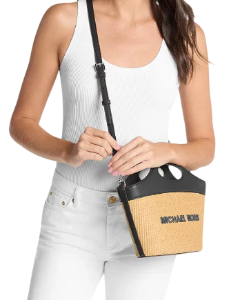Michael Michael Kors Tatum Medium Woven Convertible Crossbody Bag