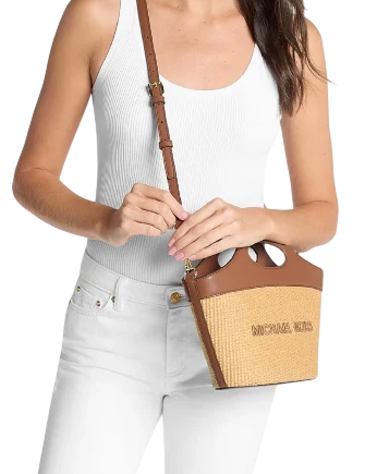 Michael Michael Kors Tatum Medium Woven Convertible Crossbody Bag