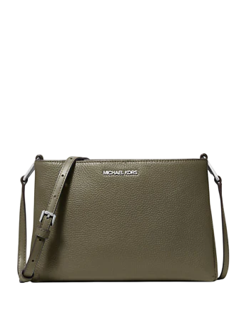 Michael Michael Kors Trisha Medium Pebbled Leather Crossbody Bag