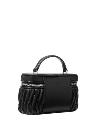 Michael Michael Kors Vivi Small Matelasse Burnished Vanity Crossbody Bag