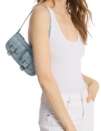 Michael Michael Kors Zoe Small Suede Convertible Pochette