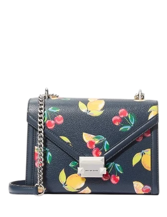 Michael Michael Whitney Medium Sequined Fruit Print Shoulder Bag