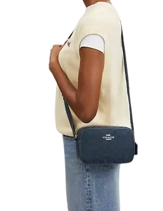 Coach Mini Jamie Camera Bag In Signature Jacquard