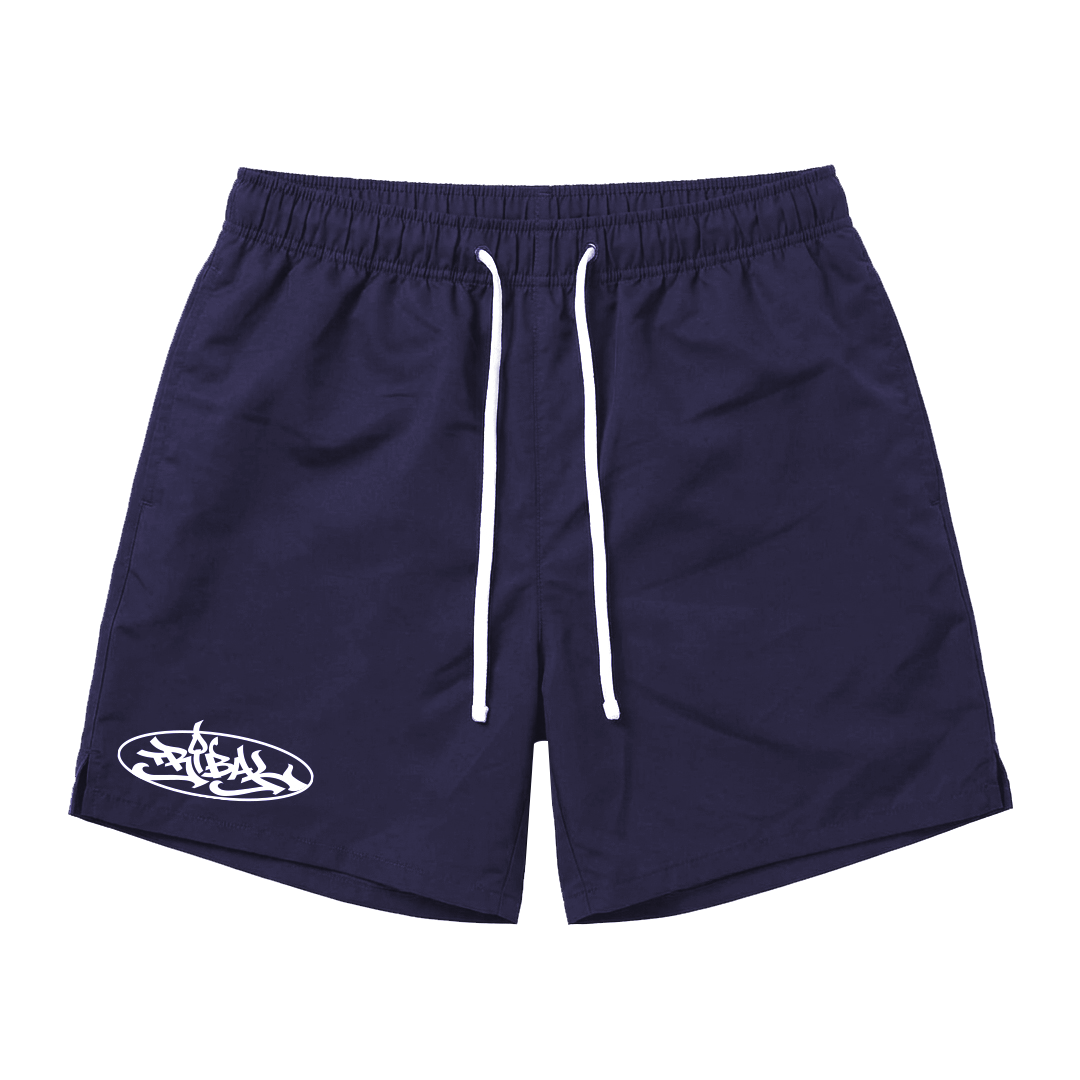 Navy Running Shorts