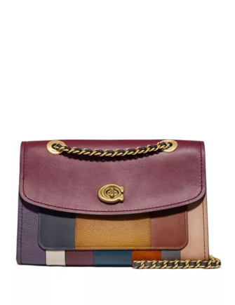 Coach Patchwork Stripe Parker Shoulder Bag