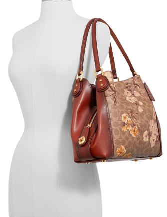 Coach Prairie Coated Canvas Signature Edie 31 Shoulder Bag