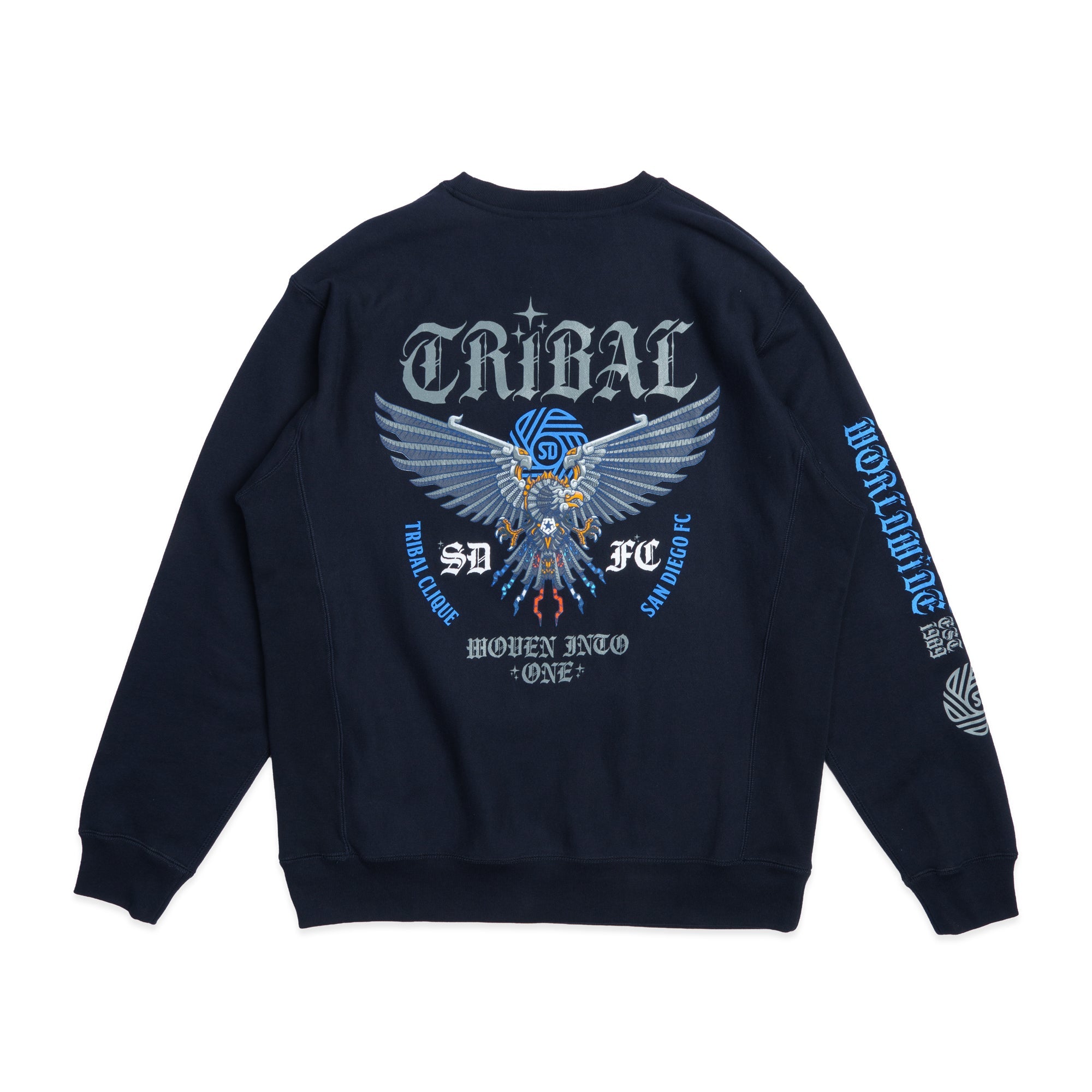 EAGLE - SDFC x Tribal - Navy Crewneck