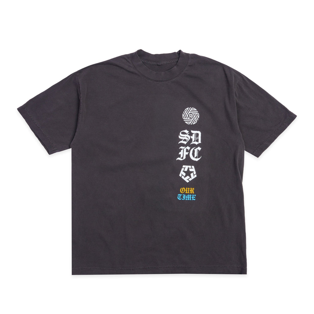 OUR TIME - SDFC x Tribal - Vintage Black Tee