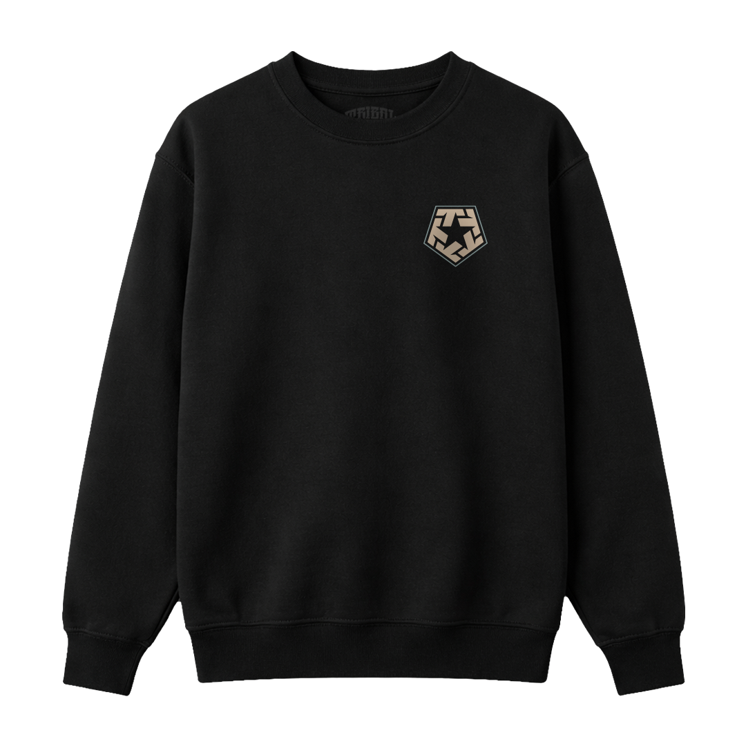 STAMP - Black Crewneck
