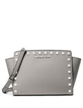 Michael Michael Kors Selma Medium Studded Saffiano Messenger