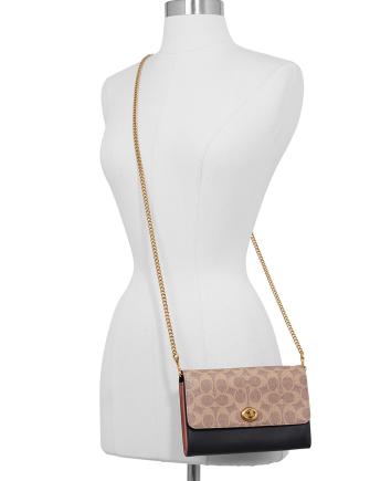 Coach Signature Colorblock Marlow Crossbody